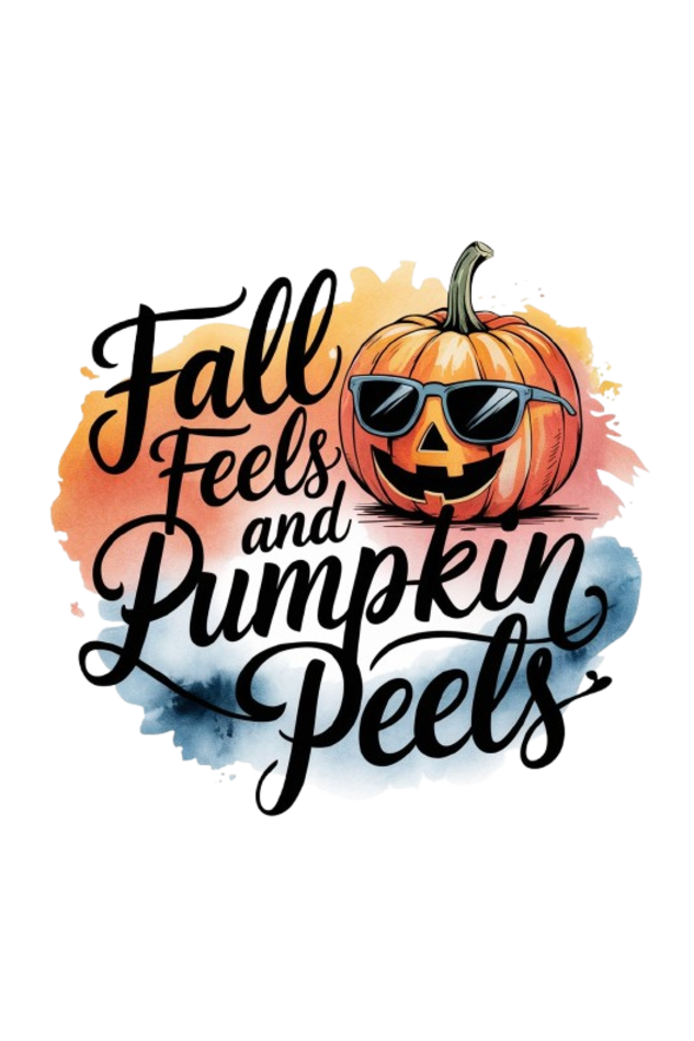 Fall Feels And Pumpkin Peels - Acid Wash Oversized Classic T-Shirts