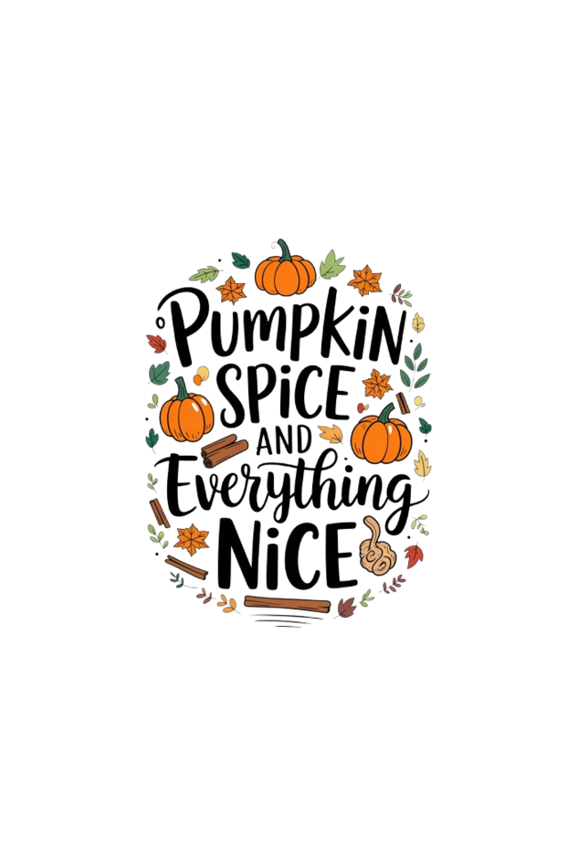 Pumpkin Spice And Everything Nice Oversized Classic T-Shirt