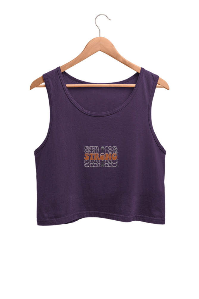 Strong - crop tank top