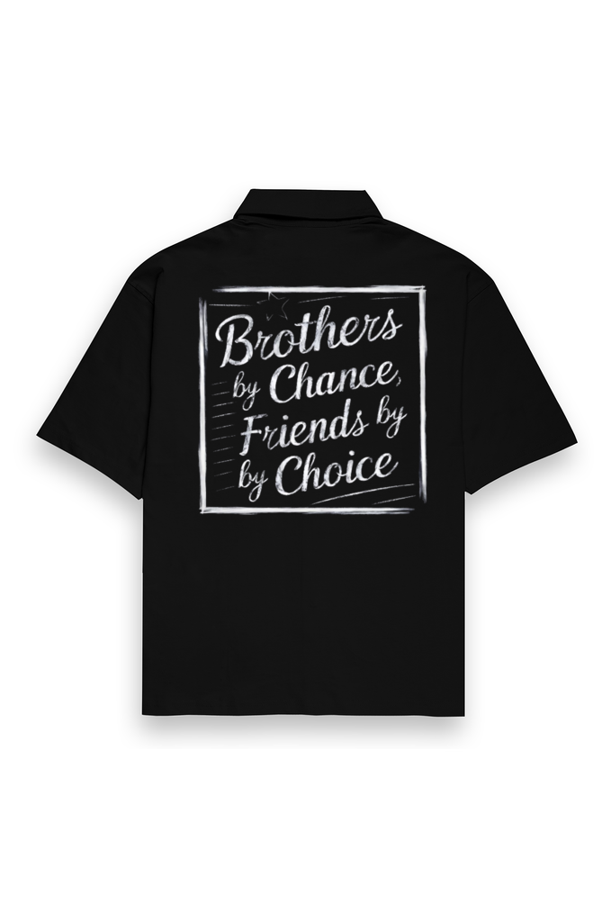 Brother By Chance, Friend By Choice Oversized Shirt - For Men & Women