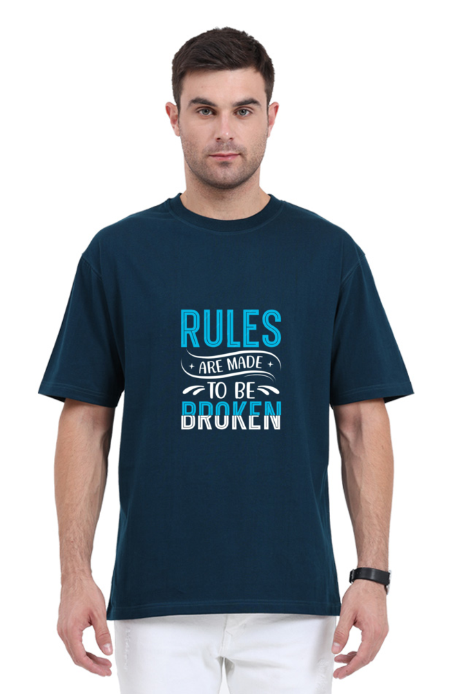 Rules are made to be broken oversized T-shirt - Unisex