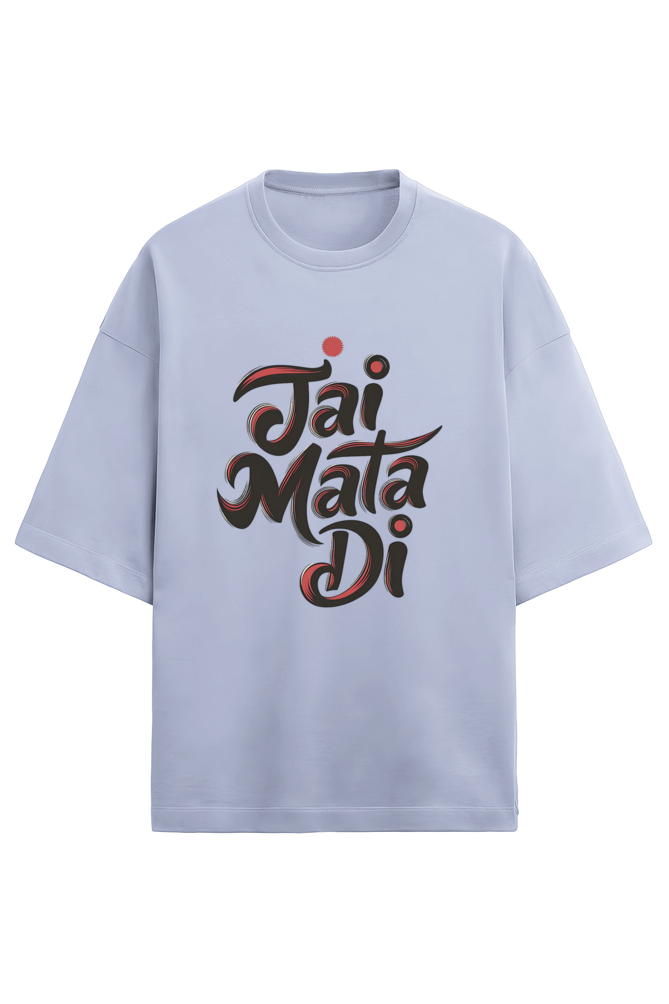 Jai Mata Di Terry Oversized Classic T-Shirt For Women