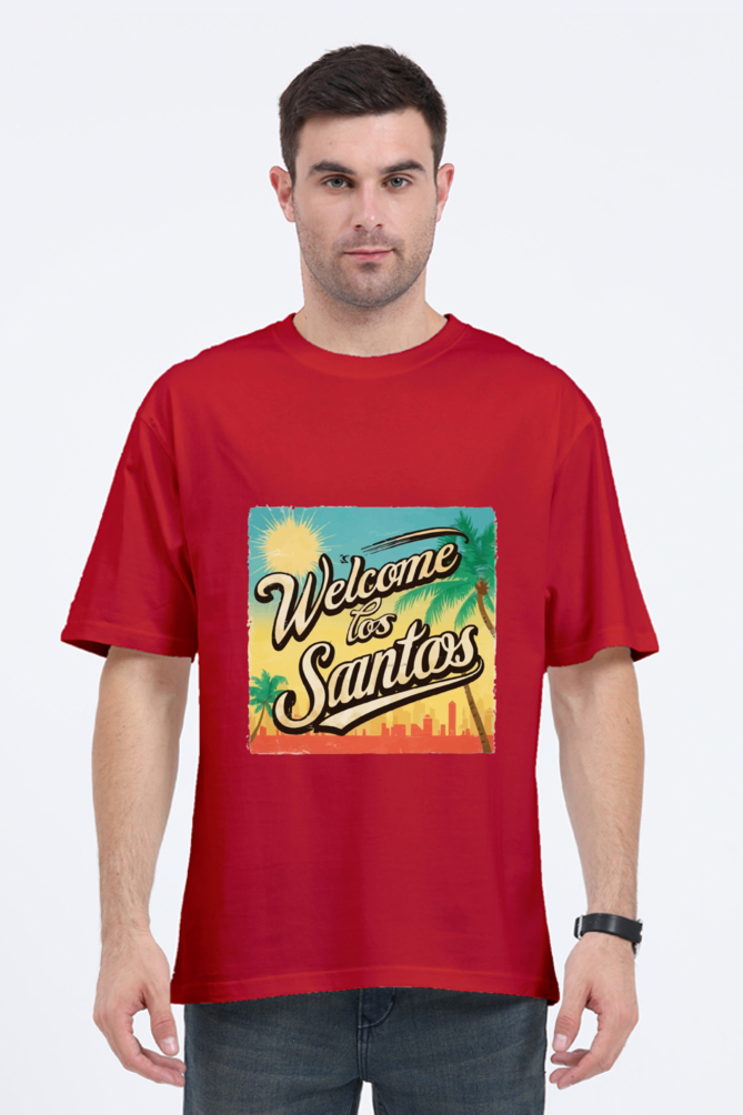 Welcome To Los Santos Regular Unisex Classic Oversized T-shirt