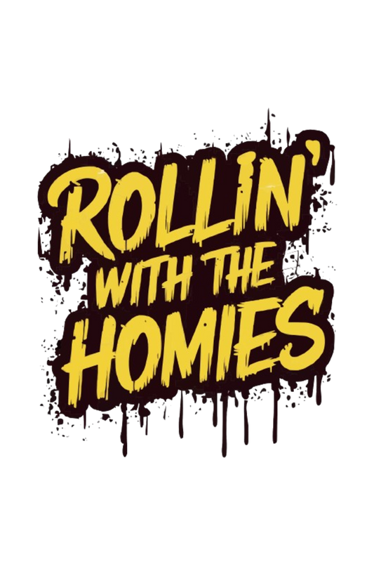 Rollin With Homies Unisex Classic Oversized T-shirts