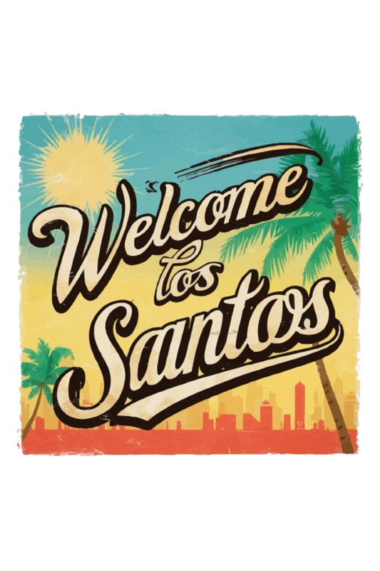 Welcome To Los Santos Regular Unisex Classic Oversized T-shirt