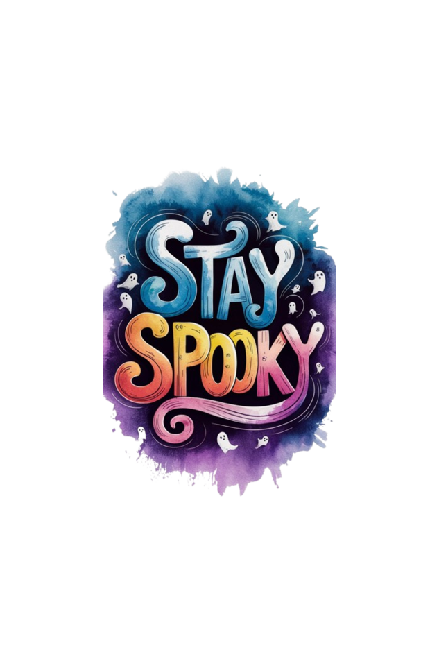 Stay Spooky Terry Oversized T-Shirt For Women