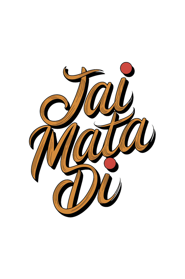 Jai Mata Di Terry Oversized Classic Tshirt For Women