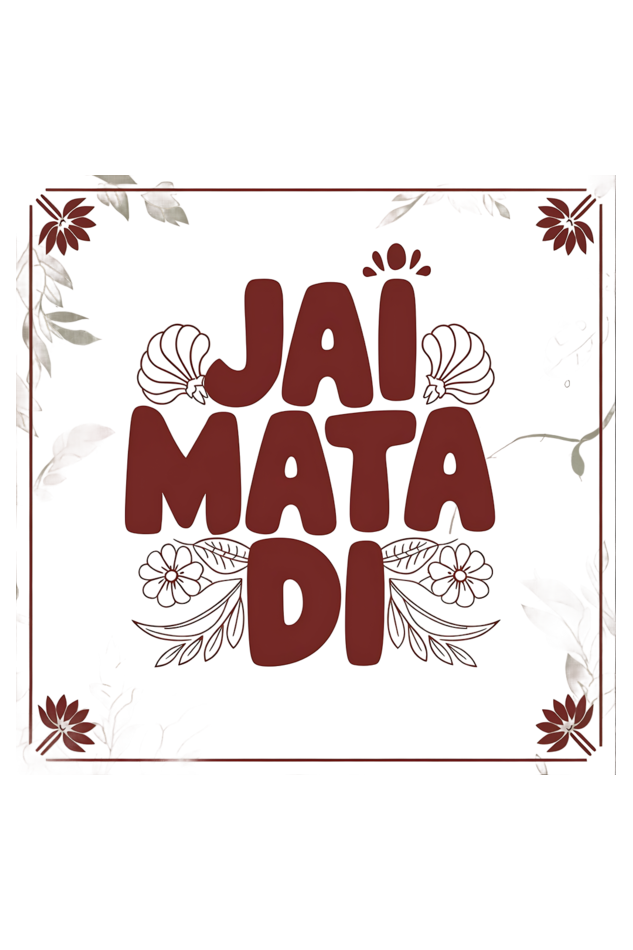 Jai Mata Di Terry Oversized Regular T-Shirt For Women
