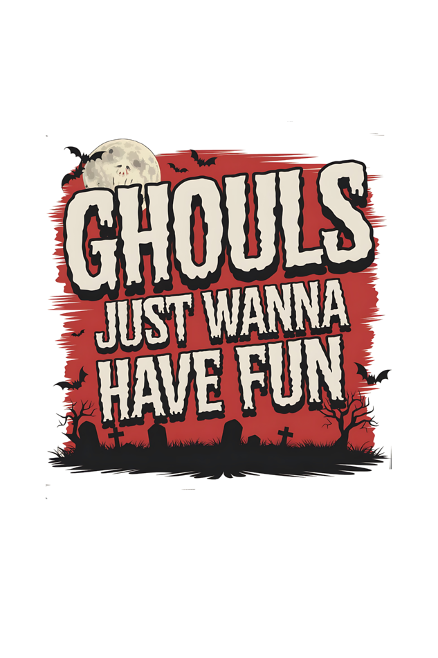 Ghouls Just Wanna Have Fun Oversized Regular Classic Shirt