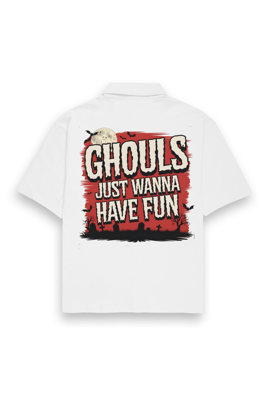 Ghouls Just Wanna Have Fun Oversized Regular Classic Shirt