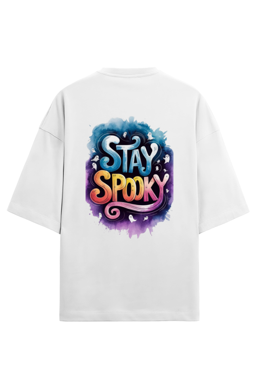 Stay Spooky Terry Oversized T-Shirt For Women