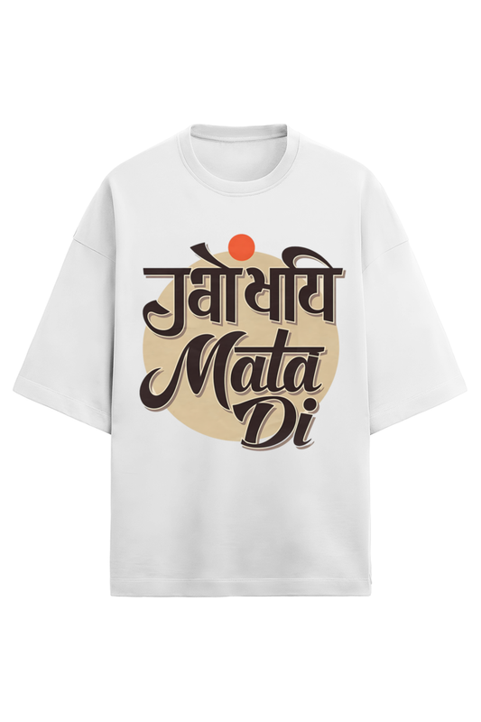Jai Mata Di Terry Oversized Classic T-Shirt for women