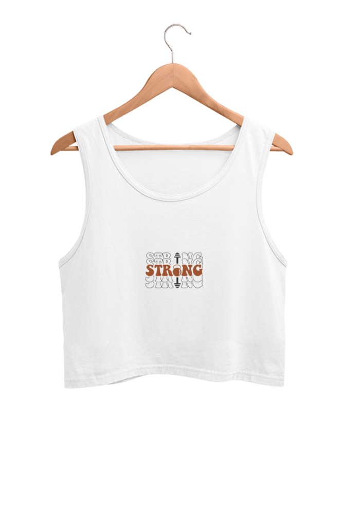 Strong - crop tank top