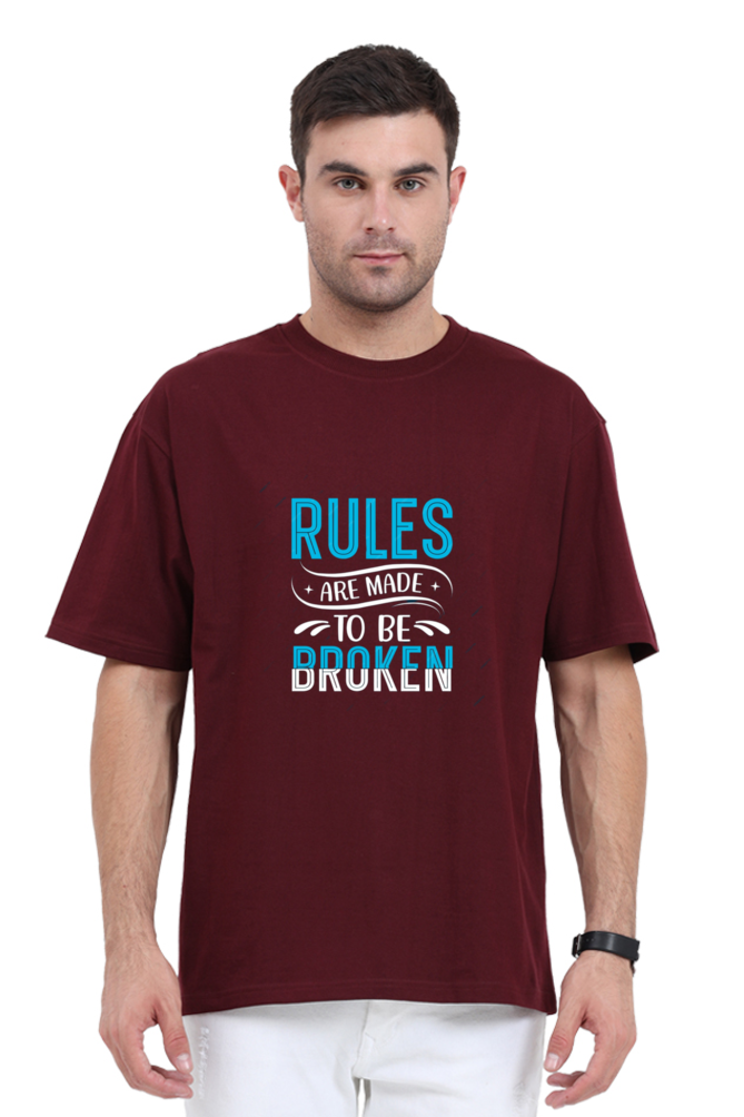 Rules are made to be broken oversized T-shirt - Unisex