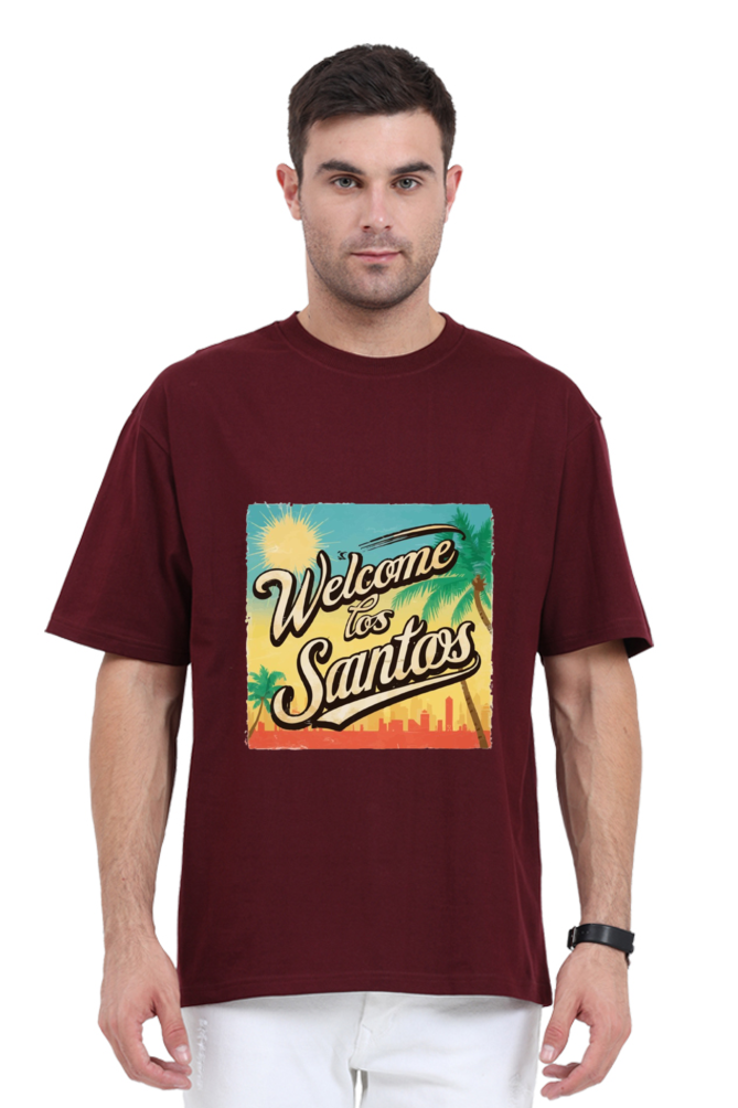 Welcome To Los Santos Regular Unisex Classic Oversized T-shirt