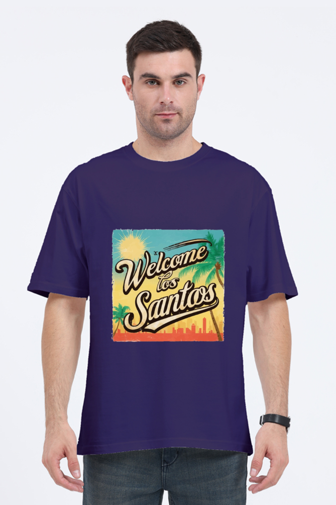 Welcome To Los Santos Regular Unisex Classic Oversized T-shirt