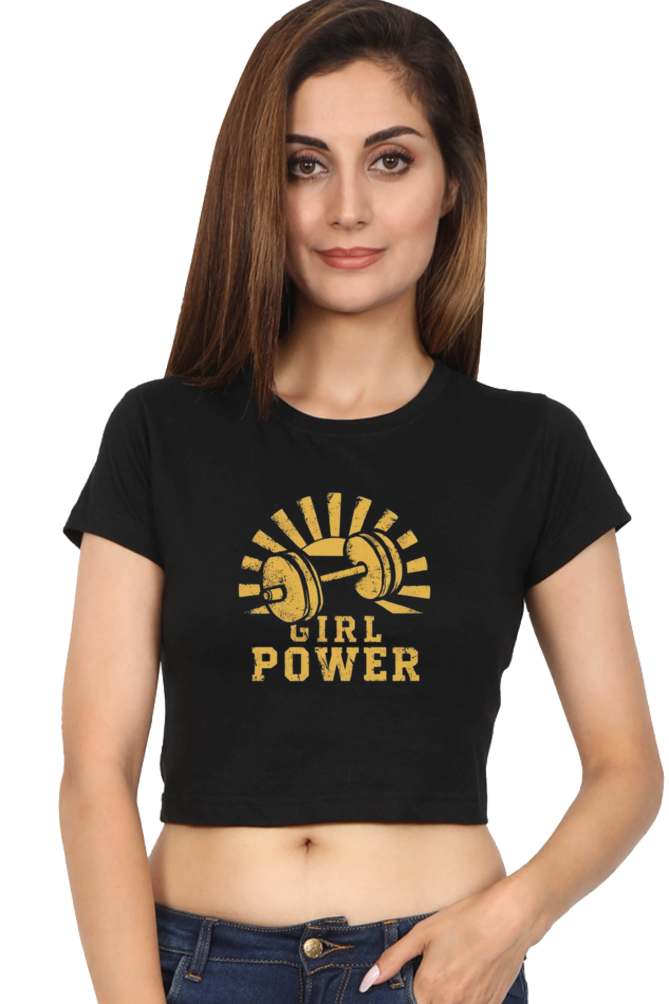 Girl Power - Regular Fit Crop Top