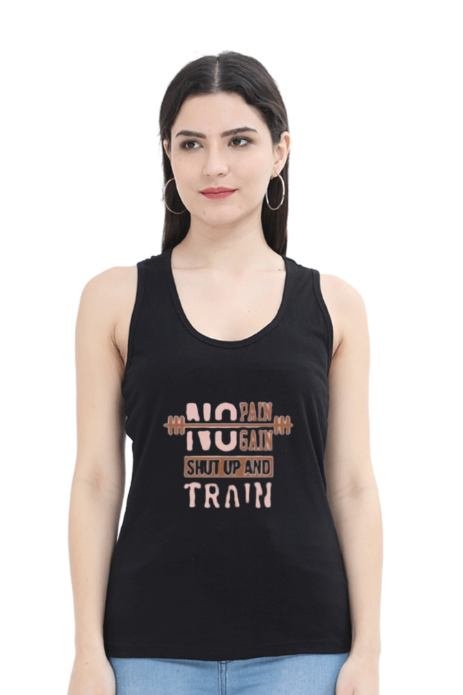 No Pain No Gain Shut up and Train - relaxed Tank Top