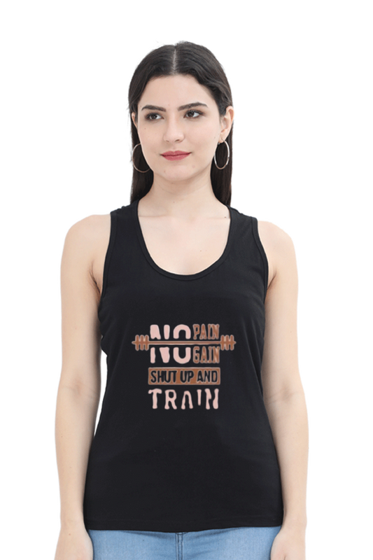 No Pain No Gain Shut up and Train - relaxed Tank Top