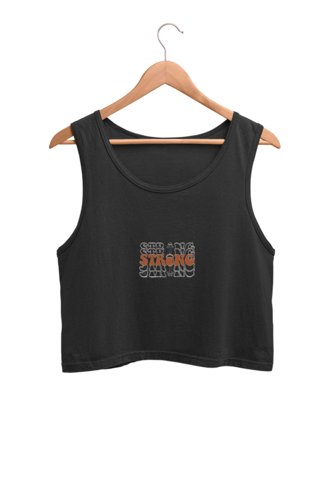Strong - crop tank top
