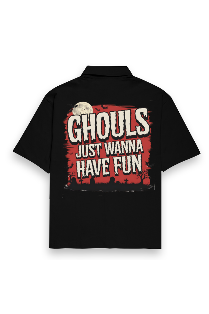 Ghouls Just Wanna Have Fun Oversized Regular Classic Shirt