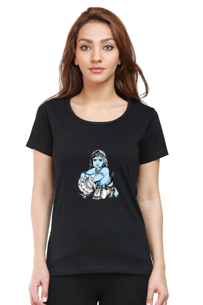 Shri Krishan Krishna tshirt for women's