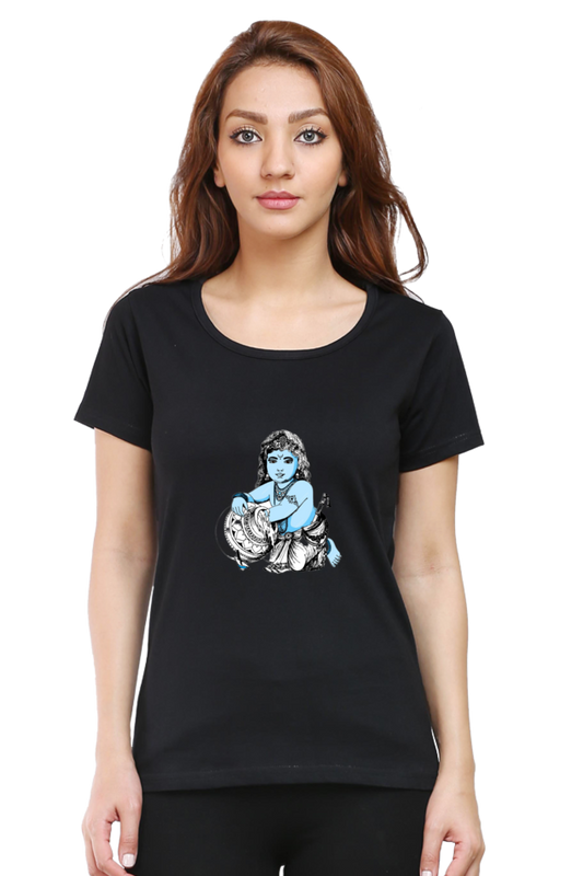 Shri Krishan Krishna tshirt for women's