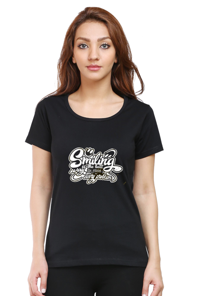 Smiling Is The Best Way To Face Every Problem Perfect Relax Fit T-Shirt