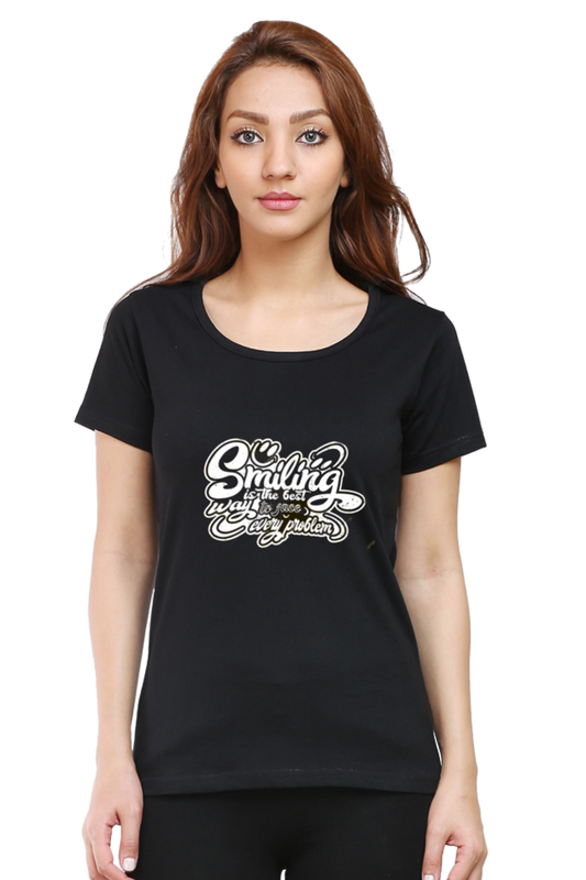 Smiling Is The Best Way To Face Every Problem Perfect Relax Fit T-Shirt