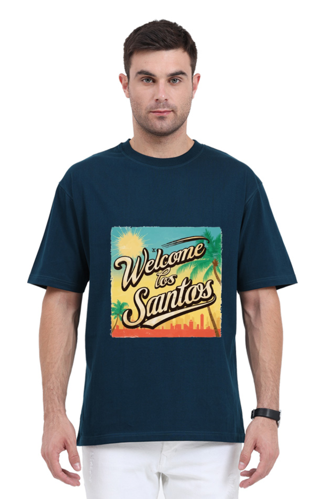 Welcome To Los Santos Regular Unisex Classic Oversized T-shirt