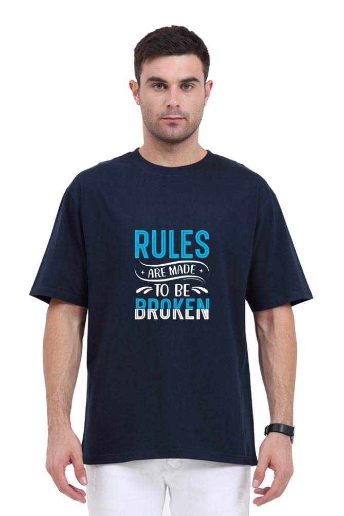 Rules are made to be broken oversized T-shirt - Unisex