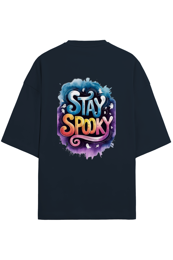 Stay Spooky Terry Oversized T-Shirt For Women