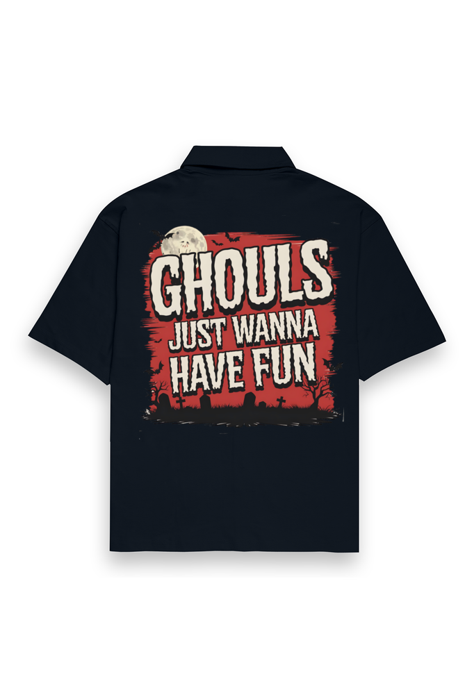 Ghouls Just Wanna Have Fun Oversized Regular Classic Shirt