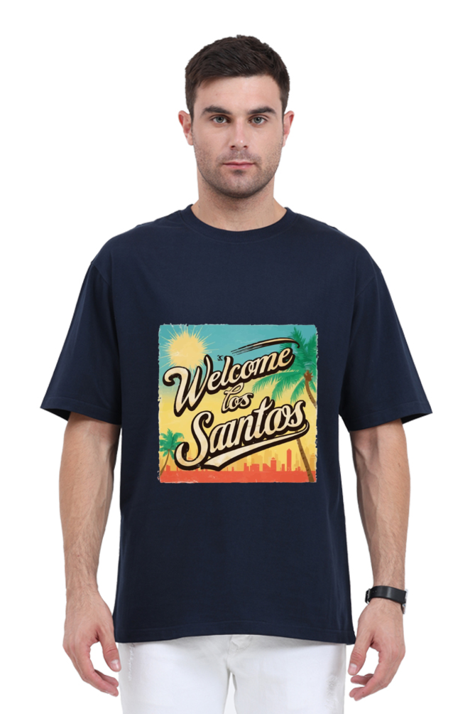 Welcome To Los Santos Regular Unisex Classic Oversized T-shirt