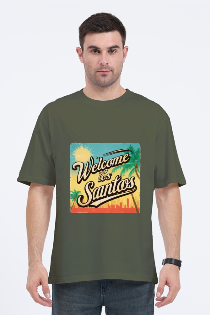 Welcome To Los Santos Regular Unisex Classic Oversized T-shirt