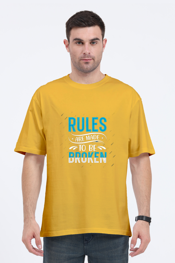 Rules are made to be broken oversized T-shirt - Unisex