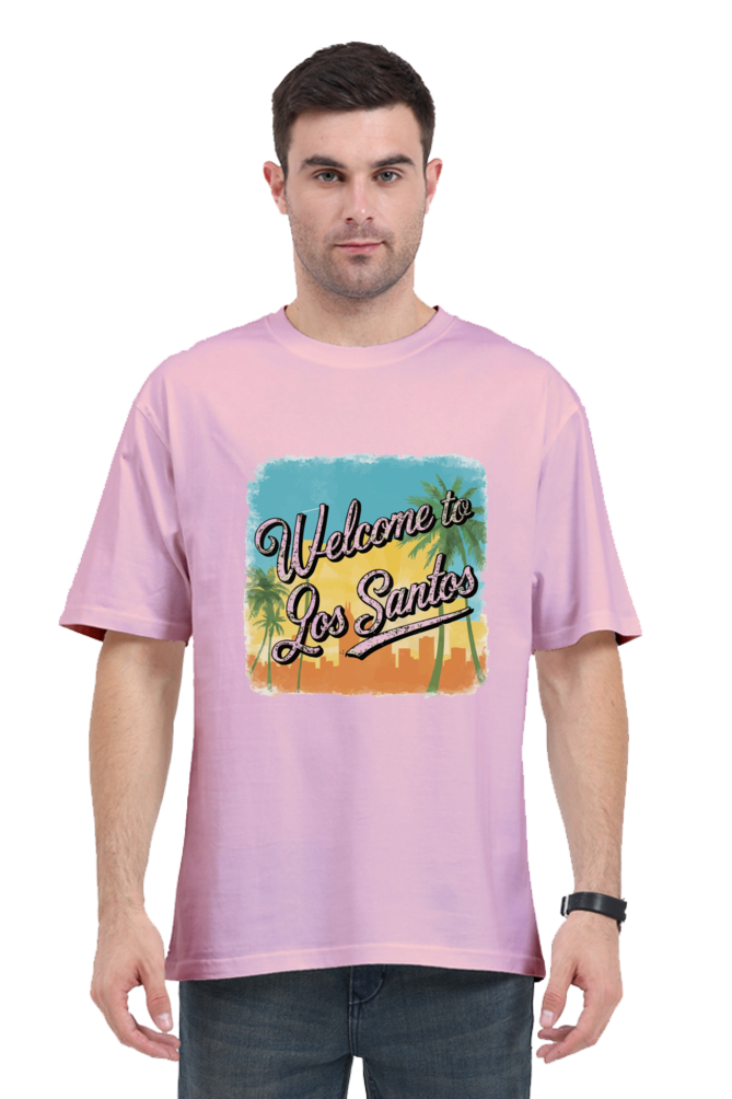 Welcome To Los Santos Unisex Regular Classic Oversized T-shirt
