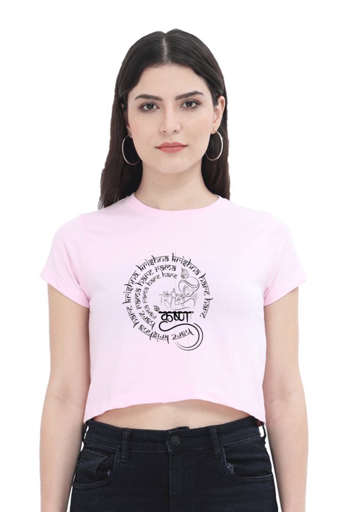 Shri Krishan Reglar Fit Crop Top