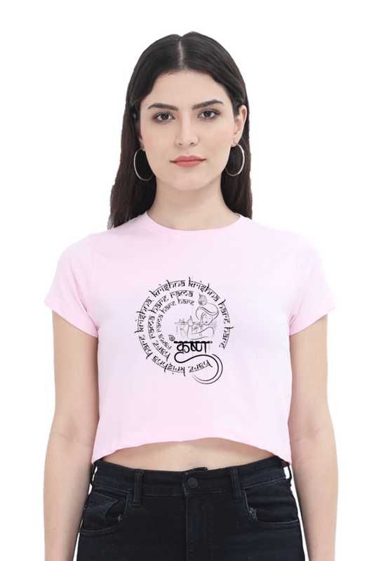 Shri Krishan Reglar Fit Crop Top