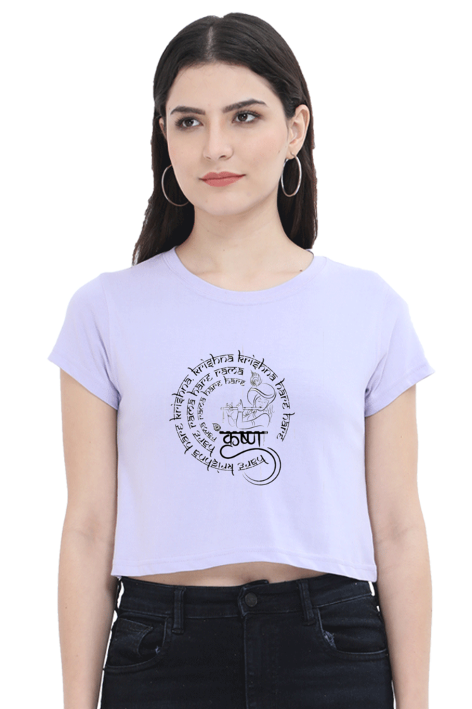 Shri Krishan Reglar Fit Crop Top