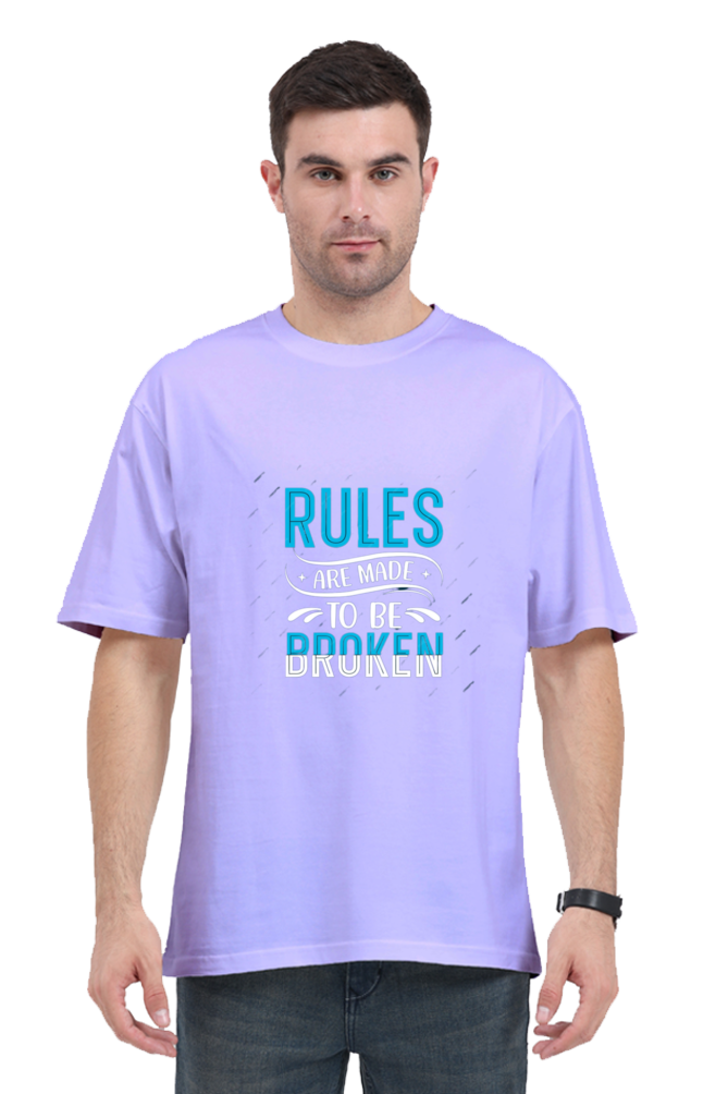 Rules are made to be broken oversized T-shirt - Unisex