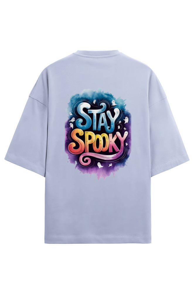 Stay Spooky Terry Oversized T-Shirt For Women