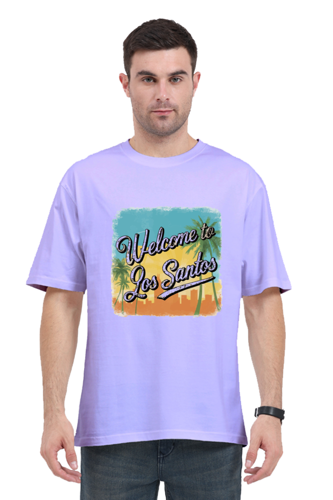 Welcome To Los Santos Unisex Regular Classic Oversized T-shirt