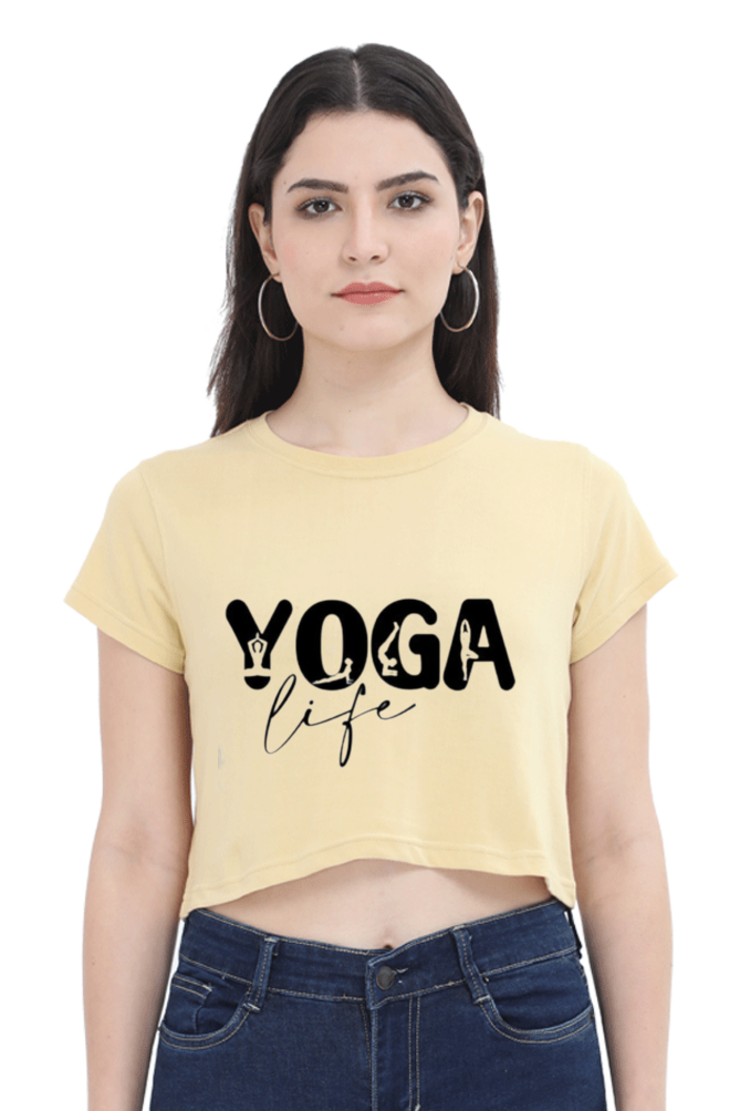 Yoga Life Regular Fit Crop Top
