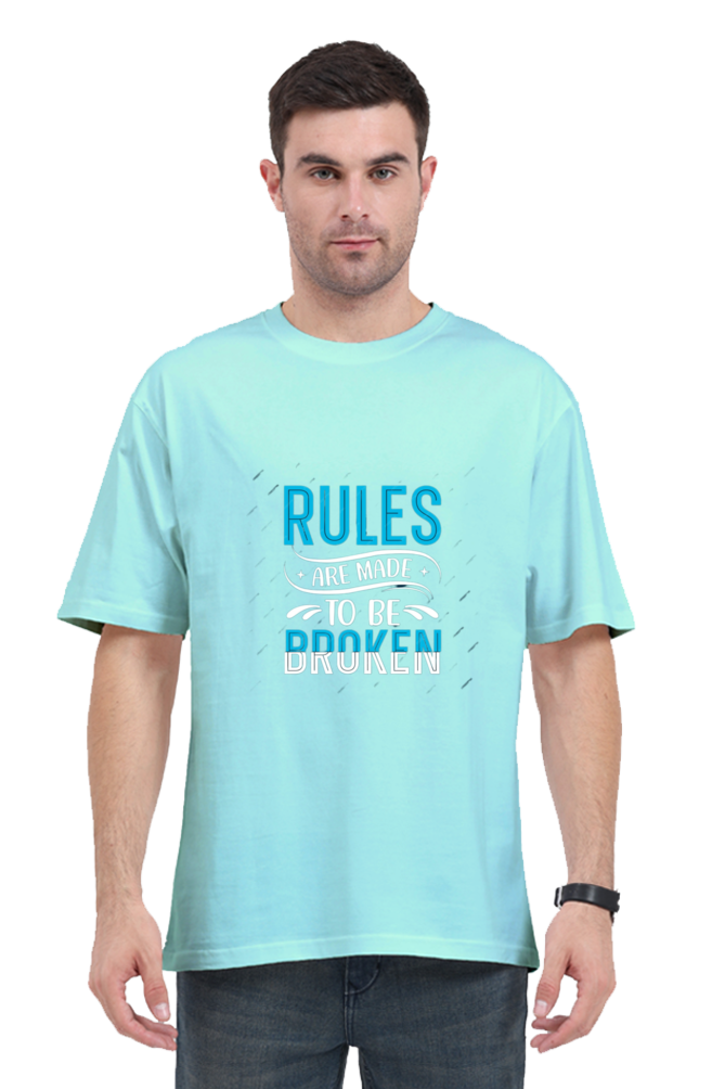 Rules are made to be broken oversized T-shirt - Unisex