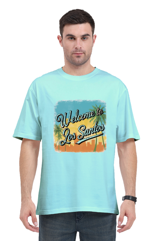 Welcome To Los Santos Unisex Regular Classic Oversized T-shirt
