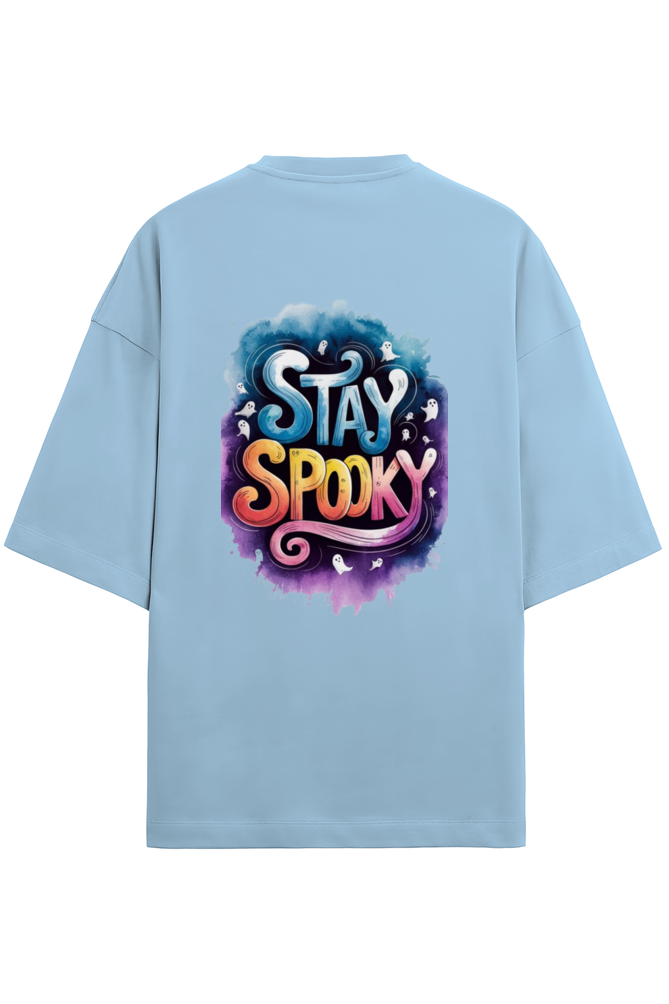 Stay Spooky Terry Oversized T-Shirt For Women
