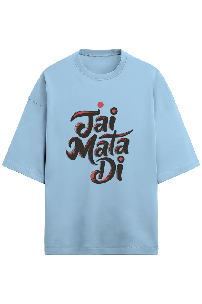 Jai Mata Di Terry Oversized Classic T-Shirt For Women