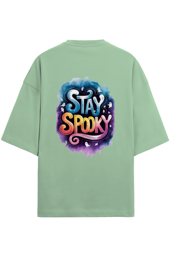 Stay Spooky Terry Oversized T-Shirt For Women