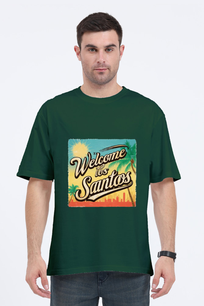 Welcome To Los Santos Regular Unisex Classic Oversized T-shirt